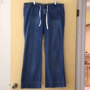 Denim Jeans Old Navy Tie Front